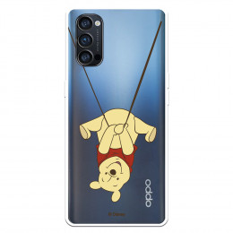 Funda para Oppo Reno 4 Pro Oficial de Disney Winnie  Columpio - Winnie The Pooh