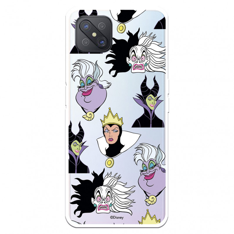 Funda para Oppo Reno 4Z Oficial de Disney Villanas Patrón - Villanas Disney