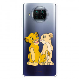 Funda para Xiaomi Mi 10T Lite Oficial de Disney Simba y Nala Silueta - El Rey León