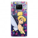 Funda para Xiaomi Mi 10T Lite Oficial de Disney Campanilla Flores - Peter Pan