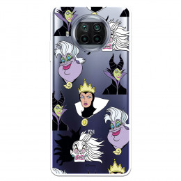 Funda para Xiaomi Mi 10T Lite Oficial de Disney Villanas Patrón - Villanas Disney