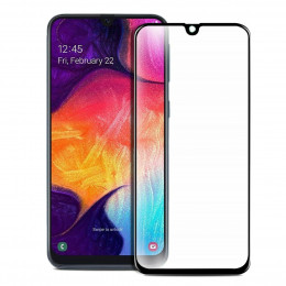 Cristal Templado Samsung Galaxy A70 Negro- La Casa de las Carcasas