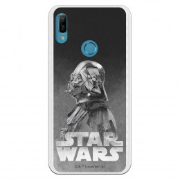 Funda para Huawei Y6S Oficial de Star Wars Darth Vader Fondo negro - Star Wars