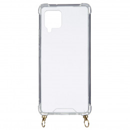 Funda Silicona Colgante Transparente para Samsung Galaxy A42 5G- La Casa de las Carcasas