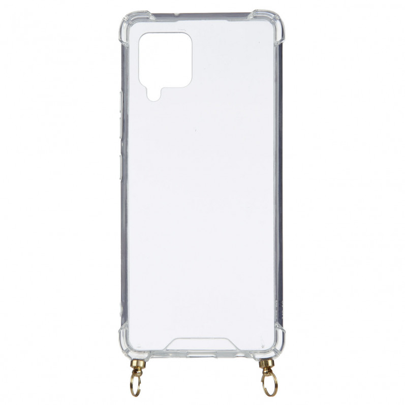 Funda Silicona Colgante Transparente para Samsung Galaxy A42 5G- La Casa de las Carcasas