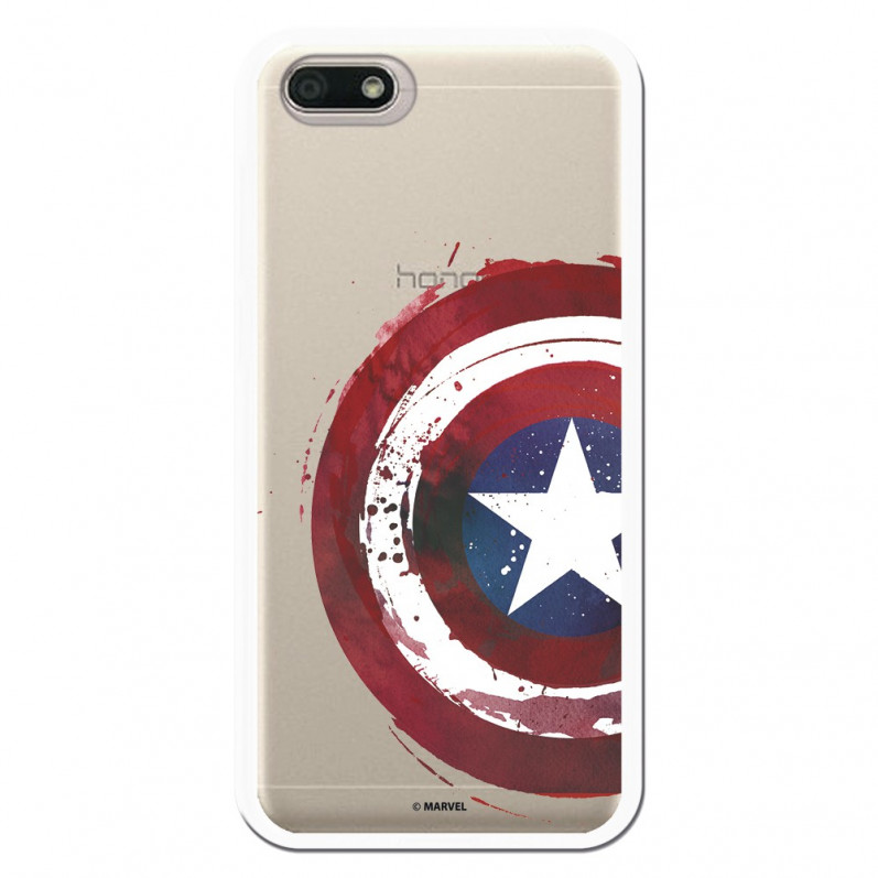 Carcasa Oficial Escudo Capitan America para Huawei Honor 7S- La Casa de las Carcasas