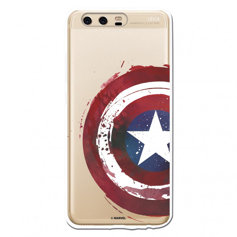 Carcasa Oficial Escudo Capitan America para Huawei P10- La Casa de las Carcasas