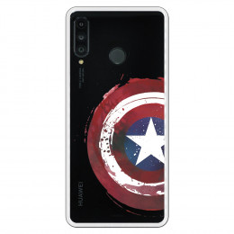 Carcasa Oficial Escudo Capitan America para Huawei P30 Lite- La Casa de las Carcasas