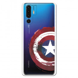 Carcasa Oficial Escudo Capitan America para Huawei P30 Pro- La Casa de las Carcasas