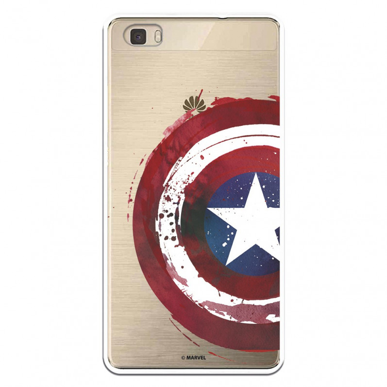 Carcasa Oficial Escudo Capitan America para Huawei P8 Lite- La Casa de las Carcasas