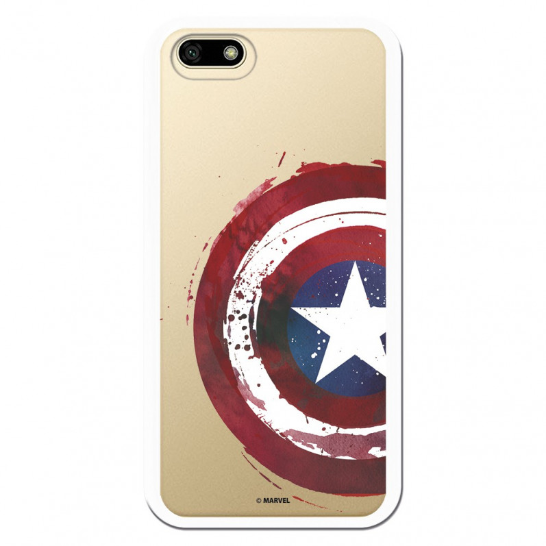 Carcasa Oficial Escudo Capitan America para Huawei Y5 2018- La Casa de las Carcasas