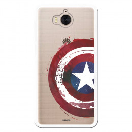 Carcasa Oficial Escudo Capitan America para Huawei Y6 2017 - La Casa de las Carcasas