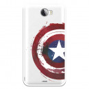 Carcasa Oficial Escudo Capitan America para Huawei Y6 II Compact- La Casa de las Carcasas