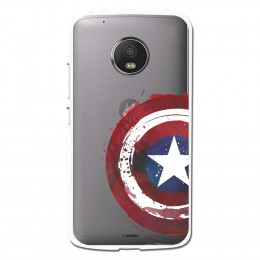 Carcasa Oficial Escudo Capitan America para Motorola Moto G5- La Casa de las Carcasas