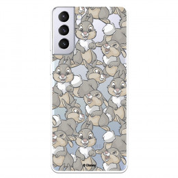 Funda para Samsung Galaxy S21 Plus Oficial de Disney Tambor Patrones - Bambi