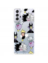 Funda para Samsung Galaxy S21 Plus Oficial de Disney Villanas Patrón - Villanas Disney