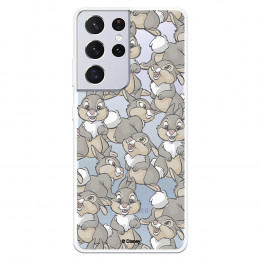 Funda para Samsung Galaxy S21 Ultra Oficial de Disney Tambor Patrones - Bambi