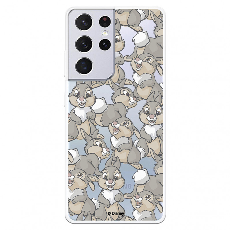 Funda para Samsung Galaxy S21 Ultra Oficial de Disney Tambor Patrones - Bambi