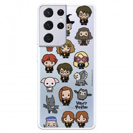 Funda para Samsung Galaxy S21 Ultra Oficial de Harry Potter Personajes Iconos - Harry Potter