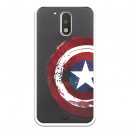 Carcasa Oficial Escudo Capitan America para Motorola Moto G4- La Casa de las Carcasas