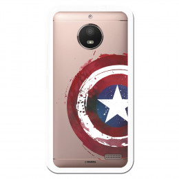 Carcasa Oficial Escudo Capitan America para Motorola Moto E4- La Casa de las Carcasas