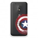 Carcasa Oficial Escudo Capitan America para Motorola Moto G4 Play- La Casa de las Carcasas