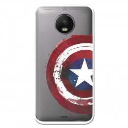 Carcasa Oficial Escudo Capitan America para Motorola Moto G5S- La Casa de las Carcasas