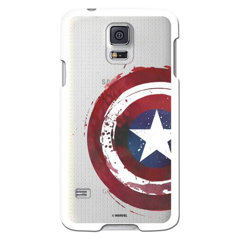 Carcasa Oficial Escudo Capitan America para Samsung Galaxy S5- La Casa de las Carcasas