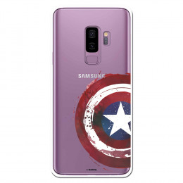 Carcasa Oficial Escudo Capitan America para Samsung Galaxy S9 Plus- La Casa de las Carcasas