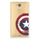 Carcasa Oficial Escudo Capitan America para Sony Xperia L2- La Casa de las Carcasas