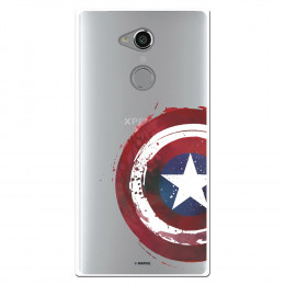 Carcasa Oficial Escudo Capitan America para Sony Xperia XA2 Ultra- La Casa de las Carcasas