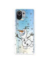 Funda para Xiaomi Mi 11 Oficial de Disney Olaf Transparente - Frozen