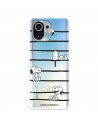 Funda para Xiaomi Mi 11 Oficial de Peanuts Snoopy rayas - Snoopy