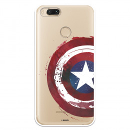 Carcasa Oficial Escudo Capitan America para Xiaomi Mi A1- La Casa de las Carcasas