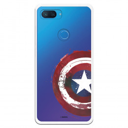 Carcasa Oficial Escudo Capitan America para Xiaomi Mi 8 Lite- La Casa de las Carcasas