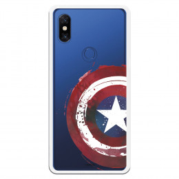 Carcasa Oficial Escudo Capitan America para Xiaomi Mi Mix 3- La Casa de las Carcasas