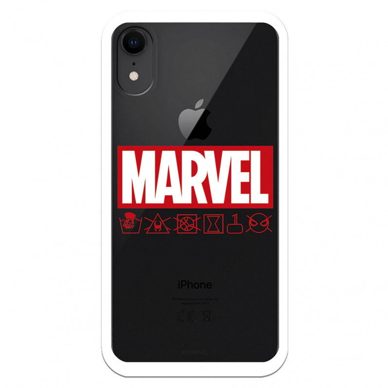 Funda para iPhone XR Oficial de Marvel Marvel Logo Red - Marvel