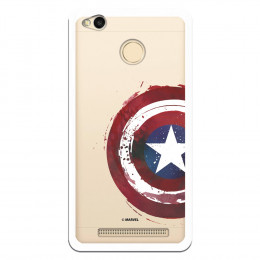 Carcasa Oficial Escudo Capitan America para Xiaomi Redmi 3 Pro- La Casa de las Carcasas