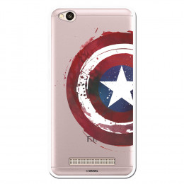 Carcasa Oficial Escudo Capitan America para Xiaomi Redmi 4A- La Casa de las Carcasas