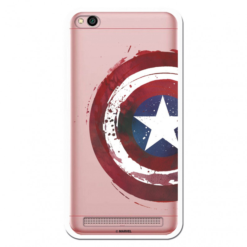 Carcasa Oficial Escudo Capitan America para Xiaomi Redmi 5A- La Casa de las Carcasas