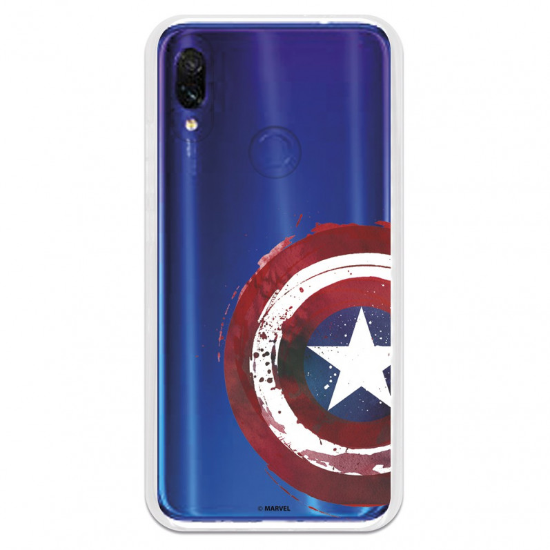 Carcasa Oficial Escudo Capitan America para Xiaomi Redmi 7- La Casa de las Carcasas