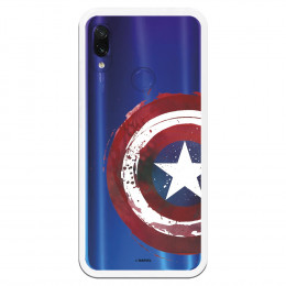 Carcasa Oficial Escudo Capitan America para Xiaomi Redmi Note 7- La Casa de las Carcasas