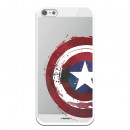 Carcasa Oficial Escudo Capitan America para iPhone SE- La Casa de las Carcasas