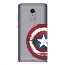 Carcasa Oficial Escudo Capitan America para Xiaomi Redmi Note 4X- La Casa de las Carcasas