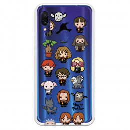 Carcasa Oficial Harry Potter icons characters para Xiaomi Redmi 7- La Casa de las Carcasas