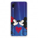 Carcasa Oficial Disney Mikey Y Minnie Beso Clear para Xiaomi Redmi 7- La Casa de las Carcasas