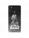 Funda para Samsung Galaxy M11 Oficial de Star Wars Darth Vader Fondo negro - Star Wars