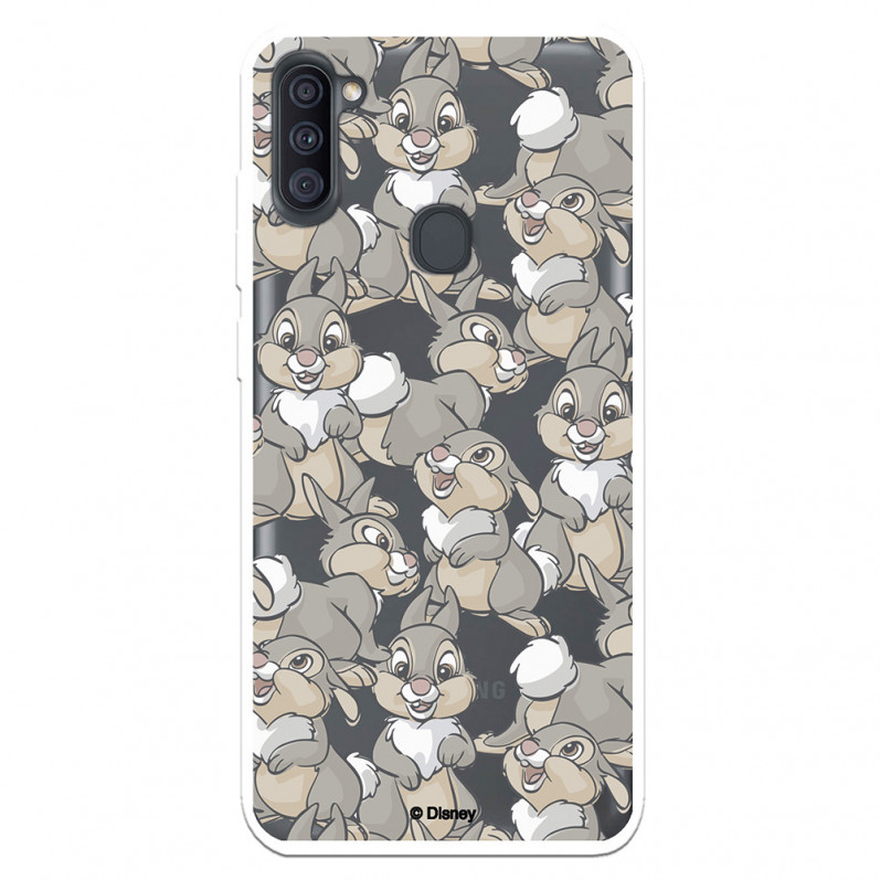 Funda para Samsung Galaxy M11 Oficial de Disney Tambor Patrones - Bambi