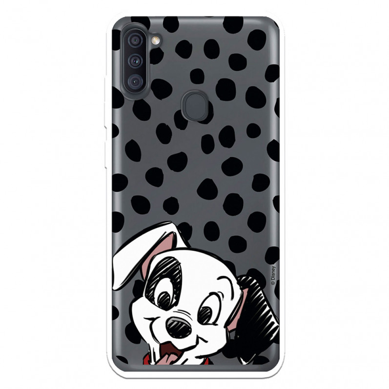 Funda para Samsung Galaxy M11 Oficial de Disney Cachorro Manchas - 101 Dálmatas