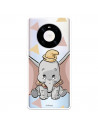 Funda para Huawei Mate 40 Pro Oficial de Disney Dumbo Silueta Transparente - Dumbo